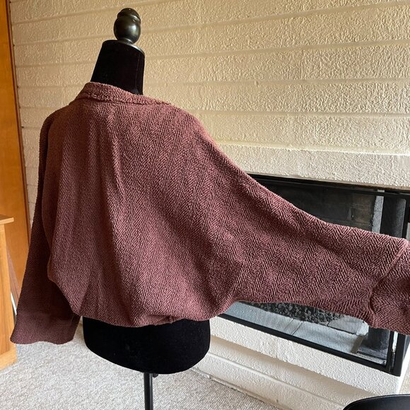 Free People Cinch Waist Dolman Sleeve Pullover S - Picture 4 of 8